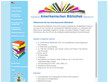 Tablet Screenshot of american-library.de